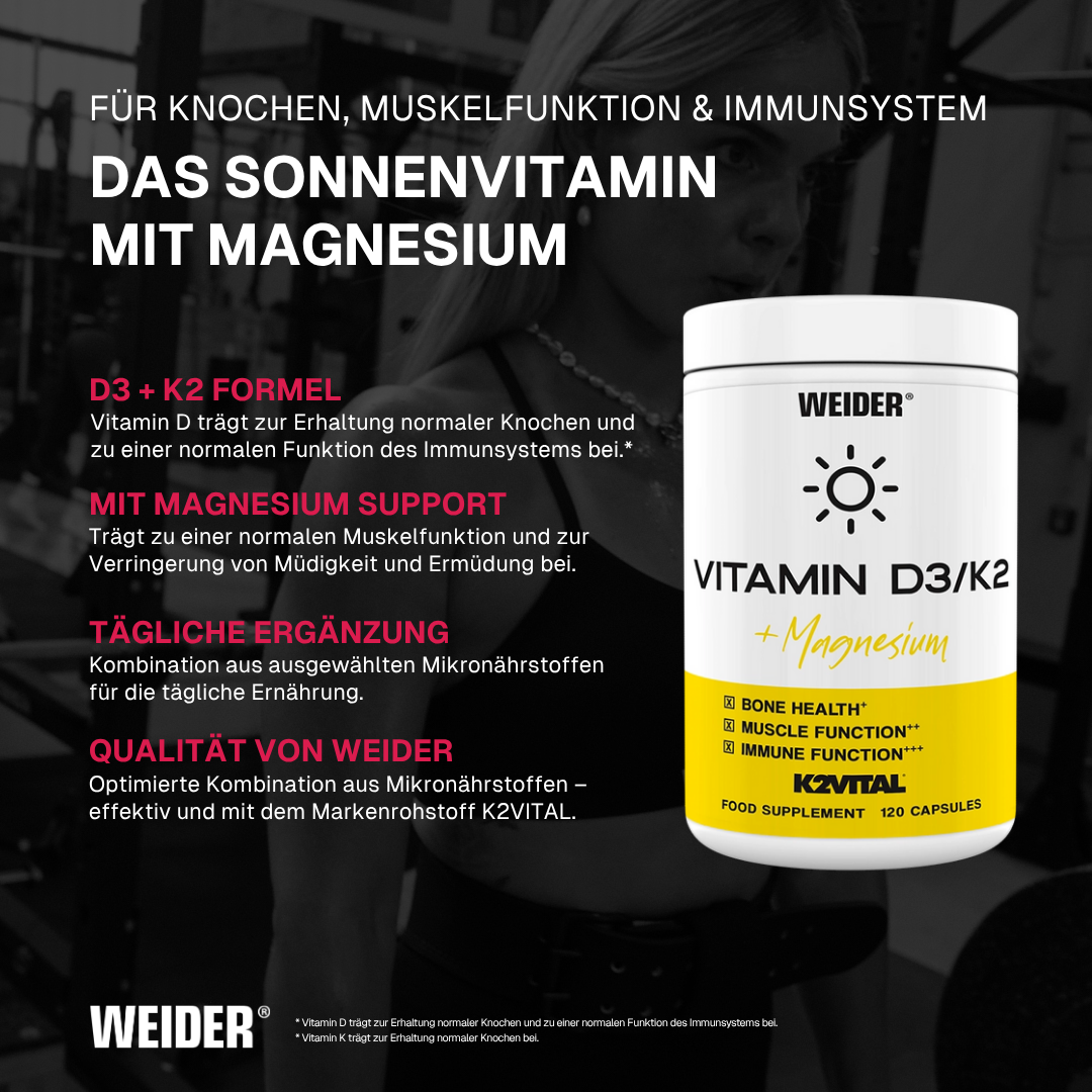 Vitamin D3/K2 capsules
