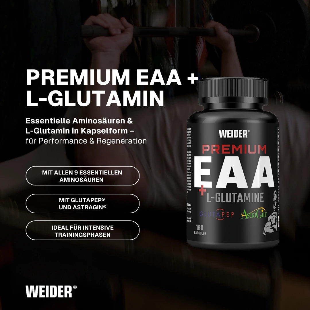 Premium EAA + L-Glutamine Caps